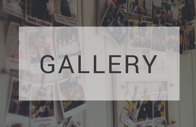 Gallery Living Message Church Clermont Florida Title Image with photographs on white wall with overlay